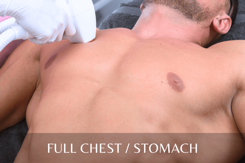 Chest & Stomach Hair Removal